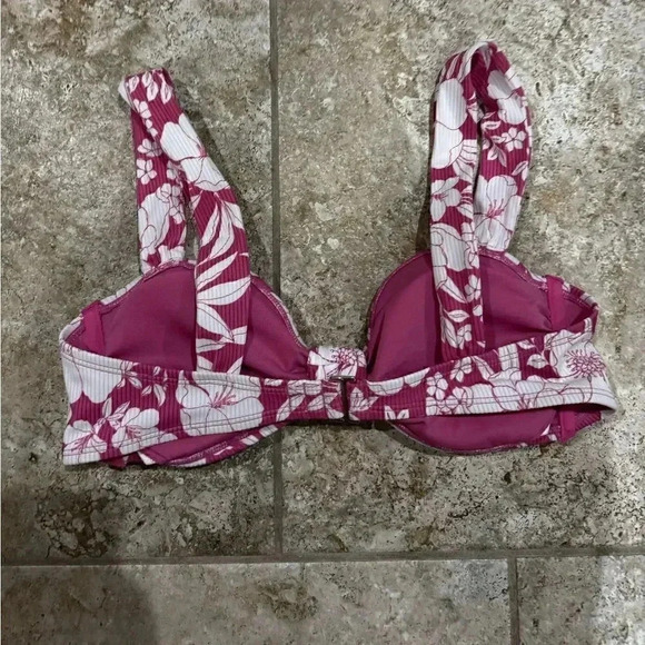 Floral Xhiliration bikini top L / E48 - Picture 2 of 3